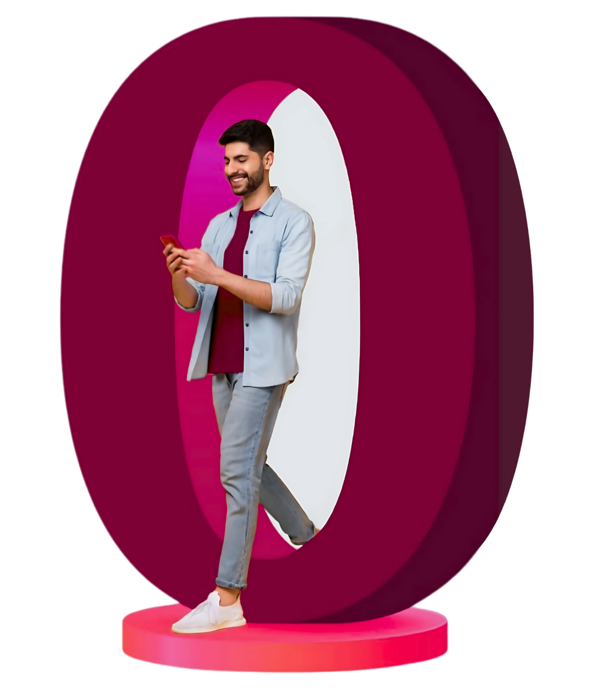 Zero Circle with Man